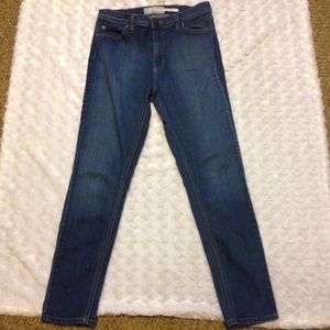 Free People Hi Rise Skinny Jeans